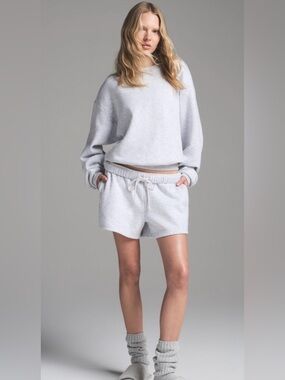 Skims Cotton fleece classic crew sweatshirt